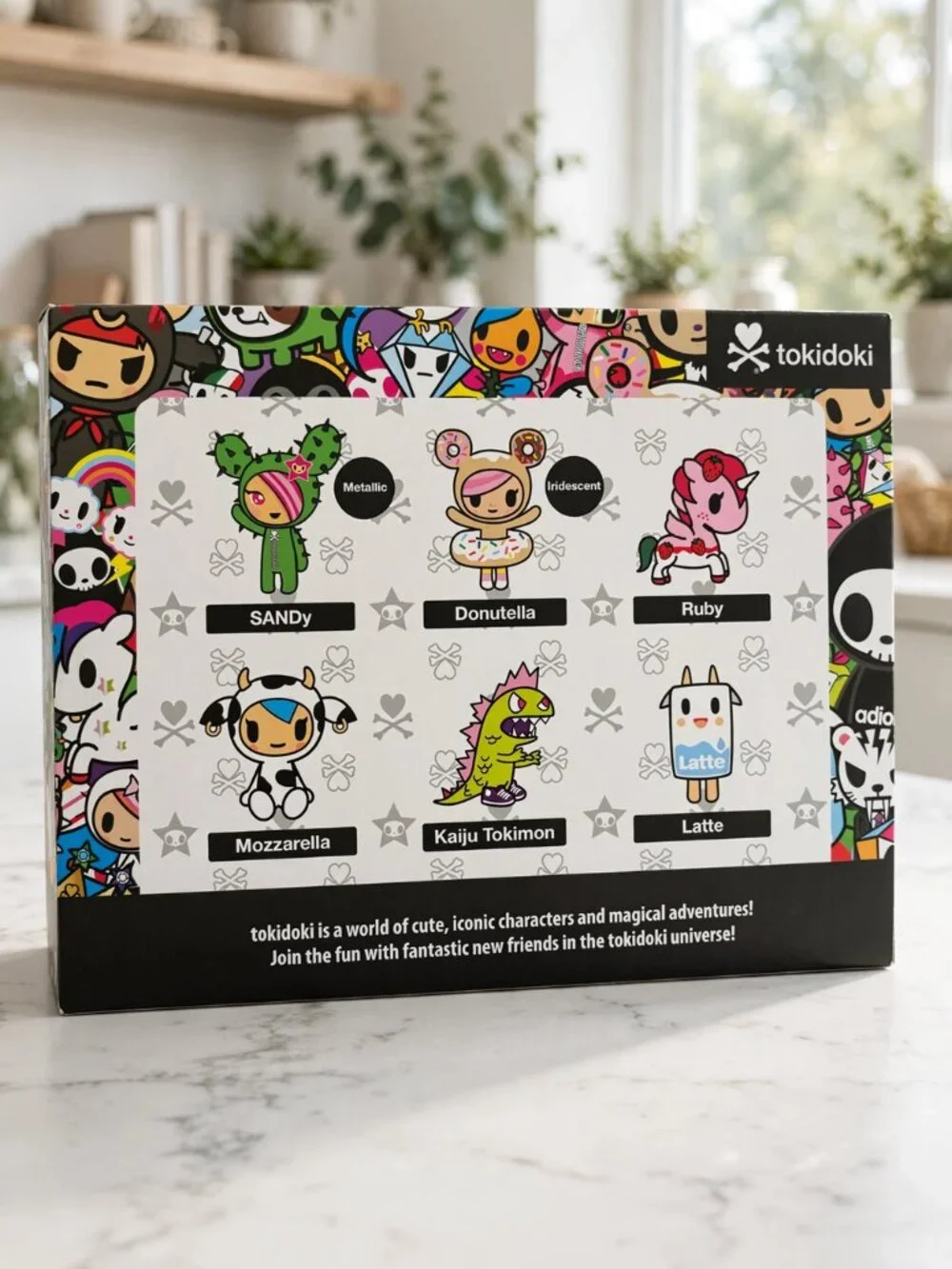 Tokidoki 6 Figure Pack Sandy Donutella Ruby Kaiju Latte